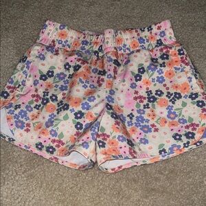 Bass Pro Shops Floral Print Shorts - Blue and Orange